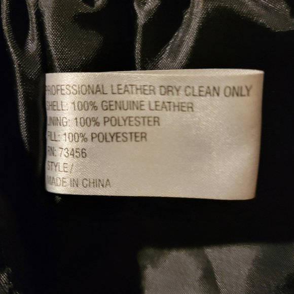 Men's Leather Jacket - Picture 3 of 4